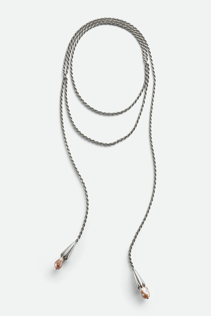 bottega veneta scarf necklace