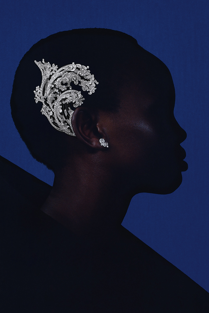 boucheron or bleu high jewellery