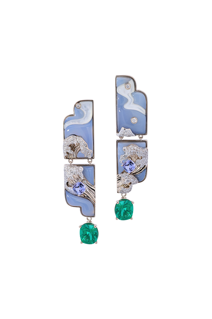 simone jewels hokusai earrings