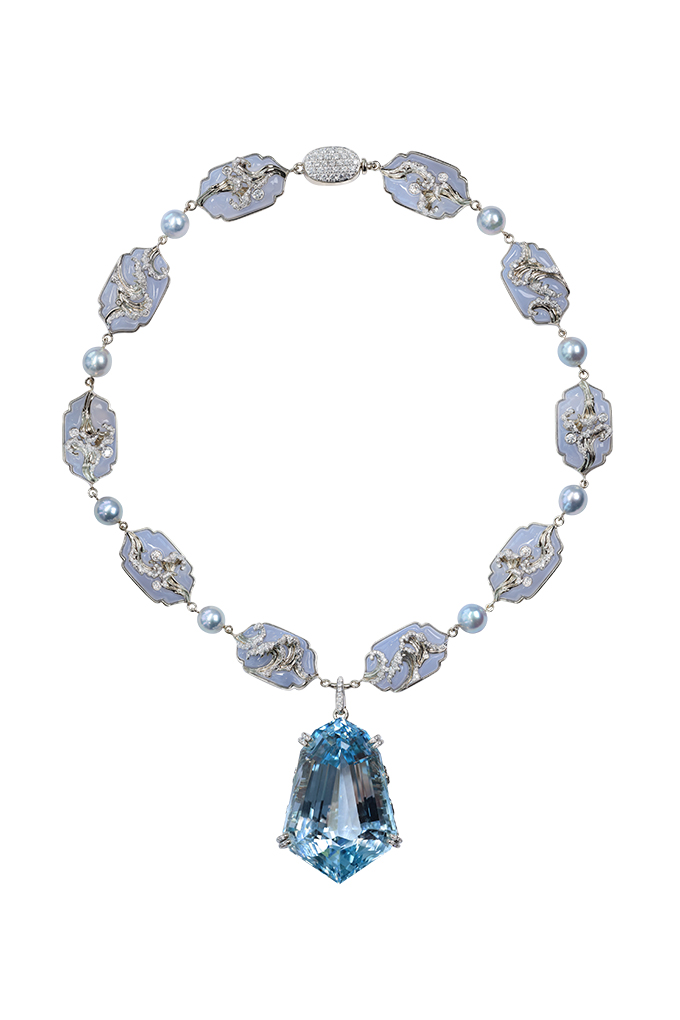 simone jewels sea jewellery hokusai necklace
