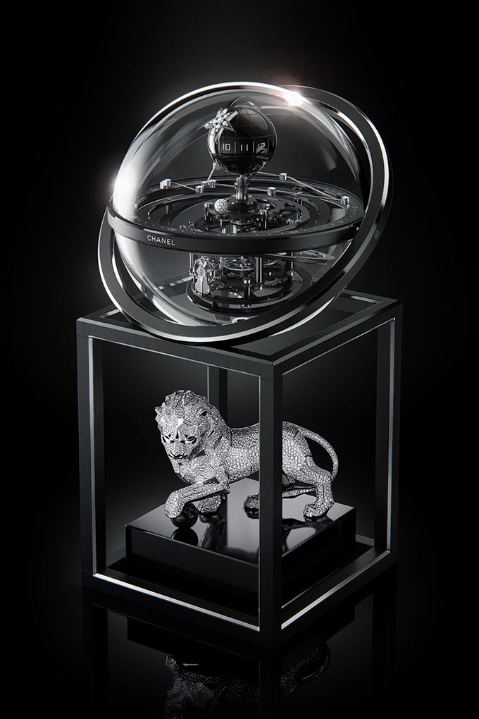 chanel lion astroclock