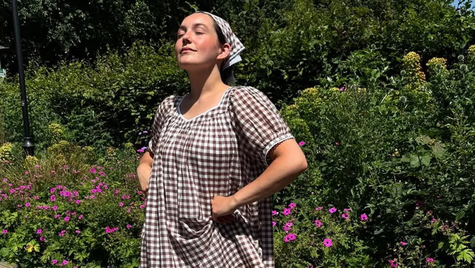 Gingham has taken over as the trending dress print of summer 2025