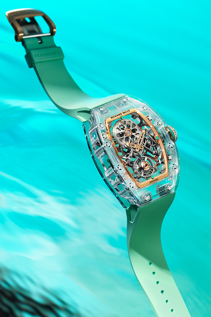 richard mille rm 75 01 flying tourbillon sapphire clear