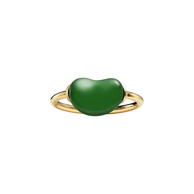 tiffany co elsa peretti jade bean ring