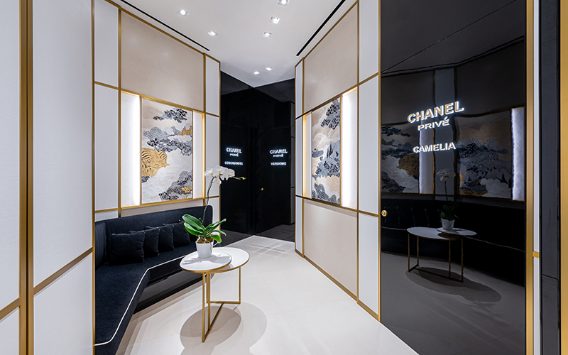 CHANEL PRIVÉ ION BOUTIQUE_PRE CABIN ROOM