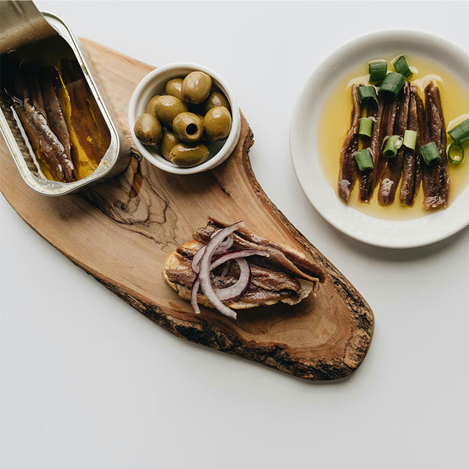 tinned fish board