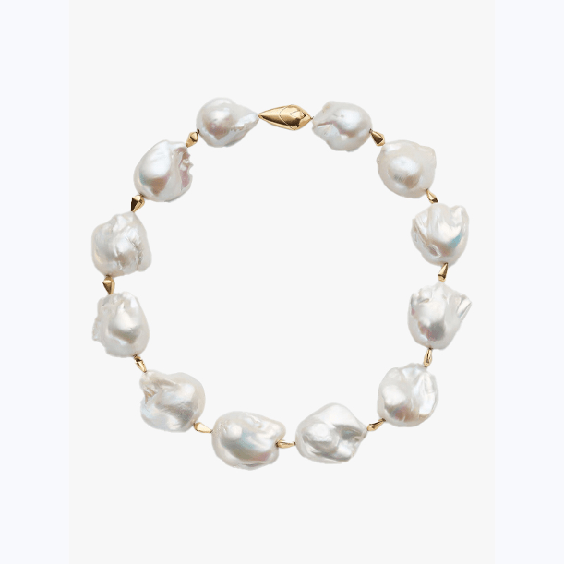 baroque pearl necklace bottega veneta