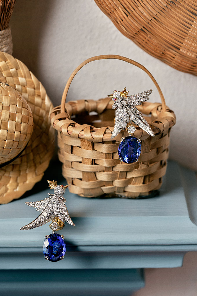tiffany co bird on a rock