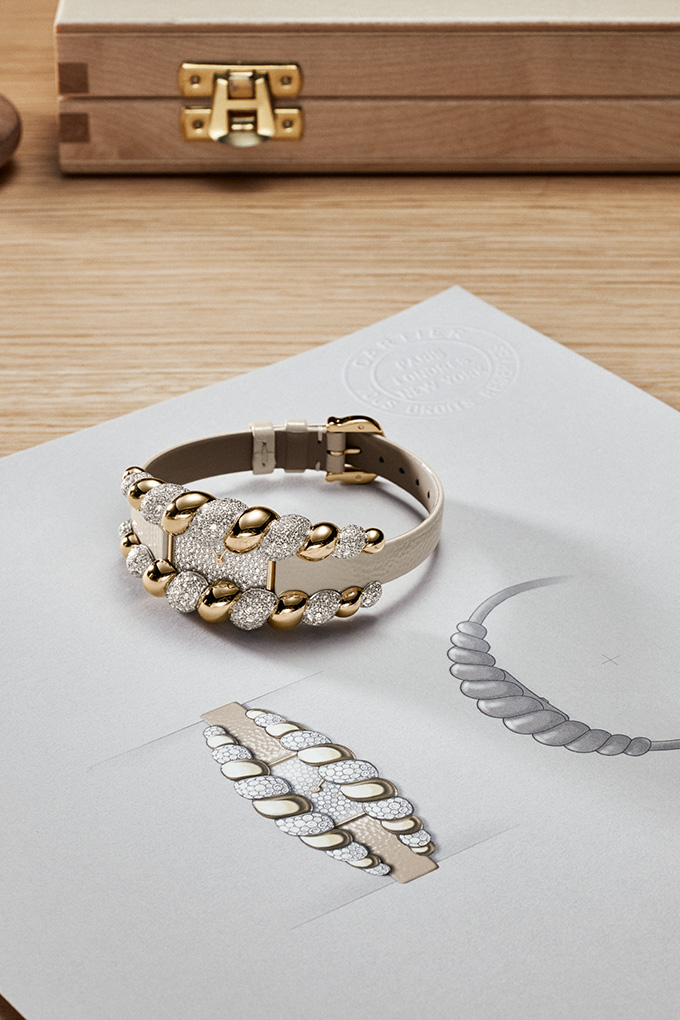 cartier tressage watch marie-laure cerede