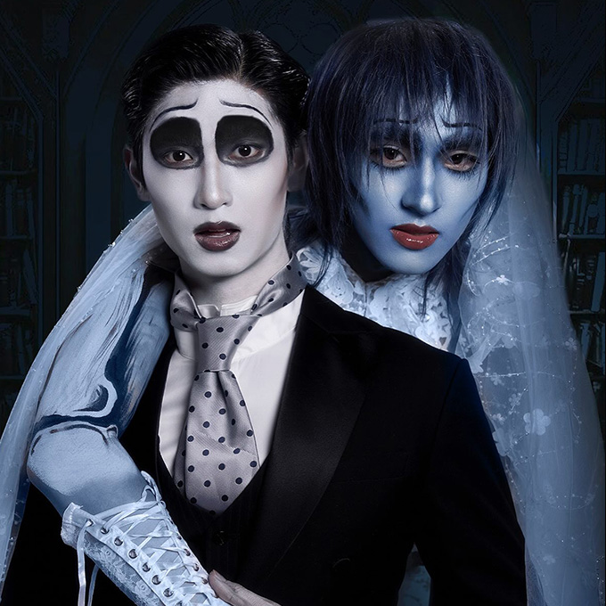 Tomas and Kong as Victor and Emily