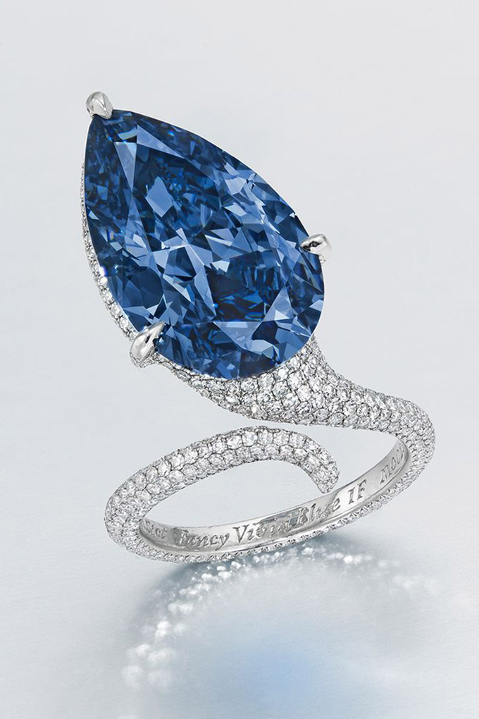 mellon blue diamond christie's auction jewellery
