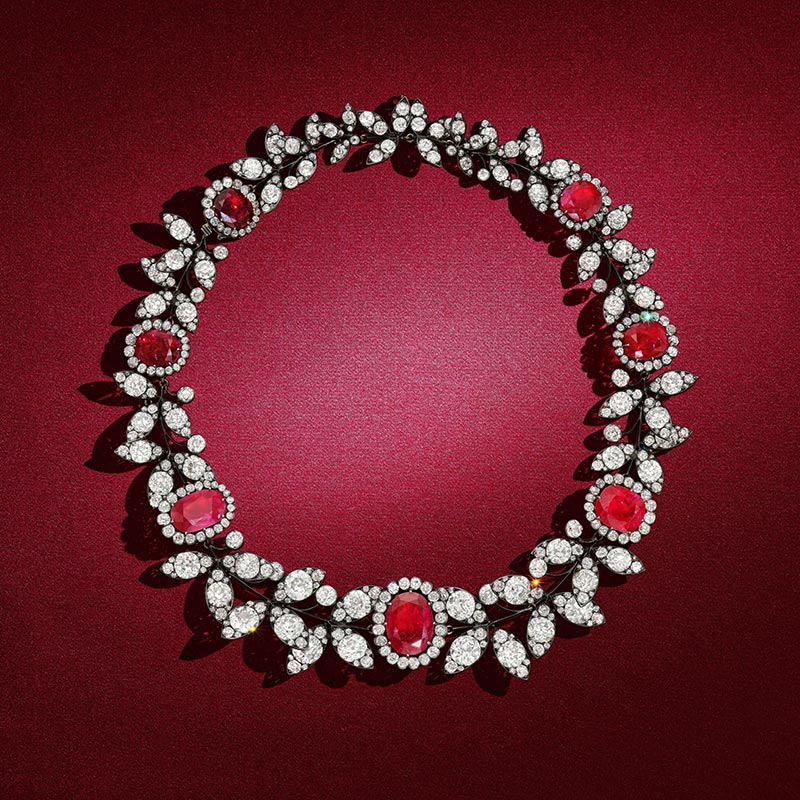 boucheron ruby necklace sothebys auction