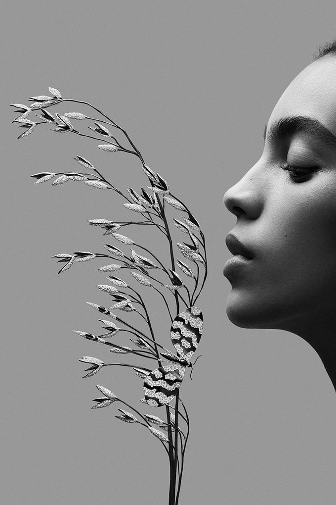 boucheron high jewellery impermanence ikebana