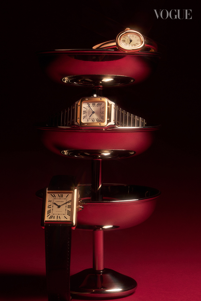 cartier baignoire santos tank watch
