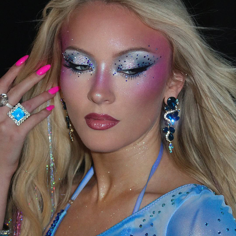 Zara Larsson Midnight Sun Tour Makeup