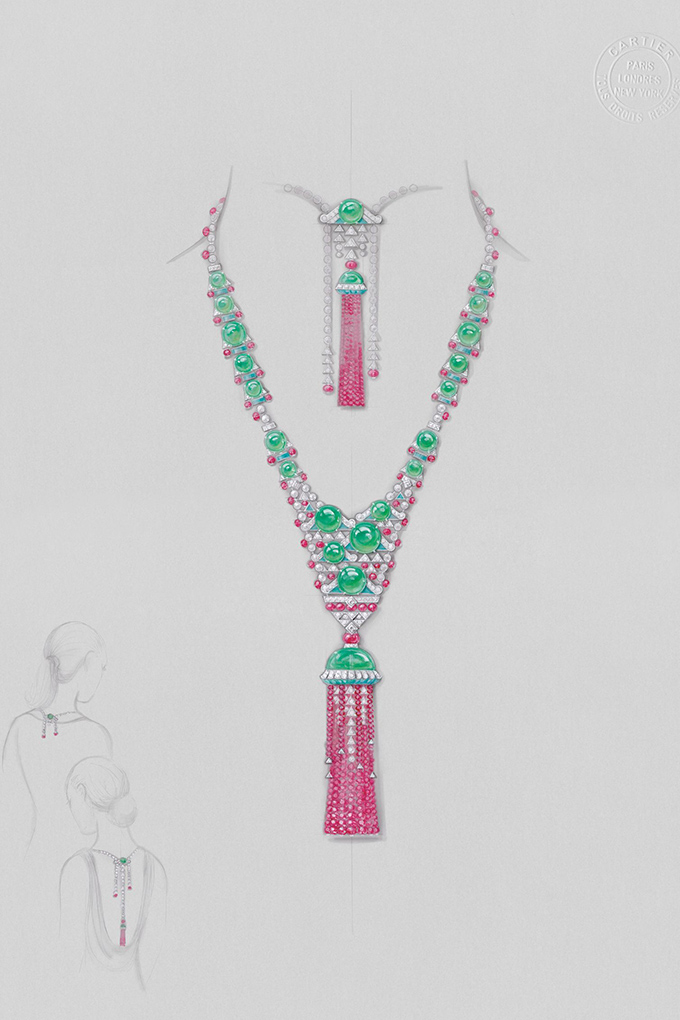 cartier high jewellery necklace