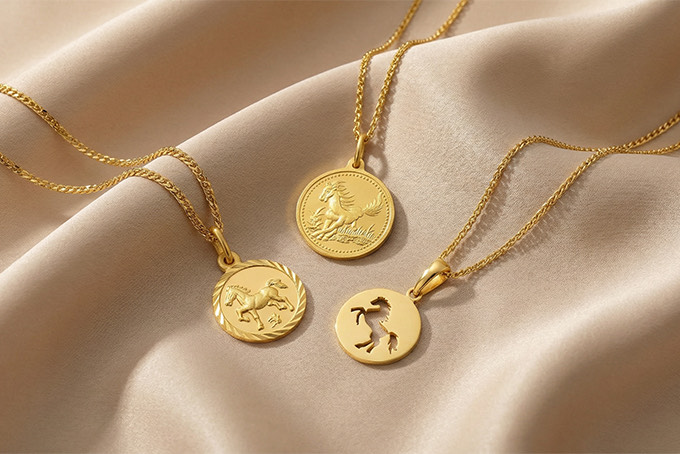 poh heng horse pendants