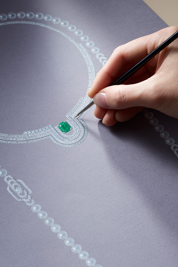 fred emerald necklace