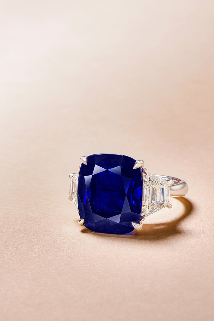 sotheby's kashmir sapphire ring