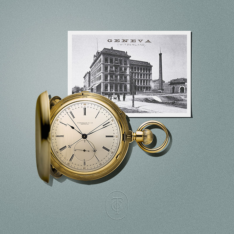 tiffany co watches archive pcoket chronograph