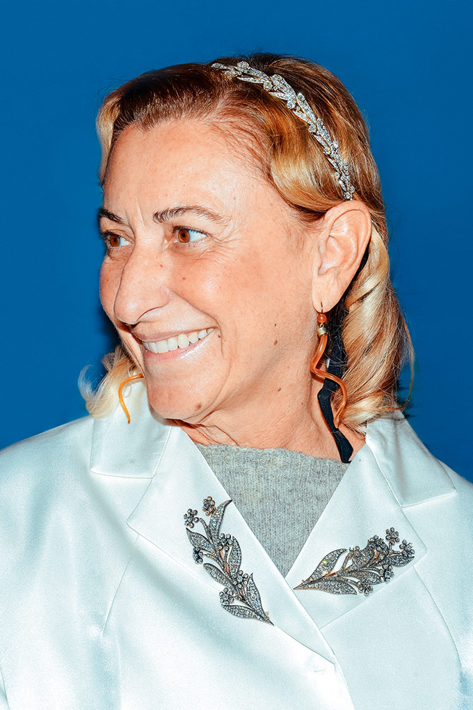 miuccia prada diamond brooches