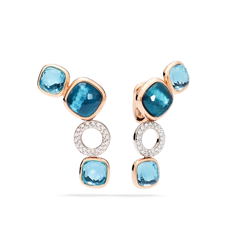 pomellato nudo topaz earrings