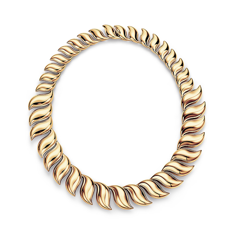 tiffany elsa peretti feather necklace