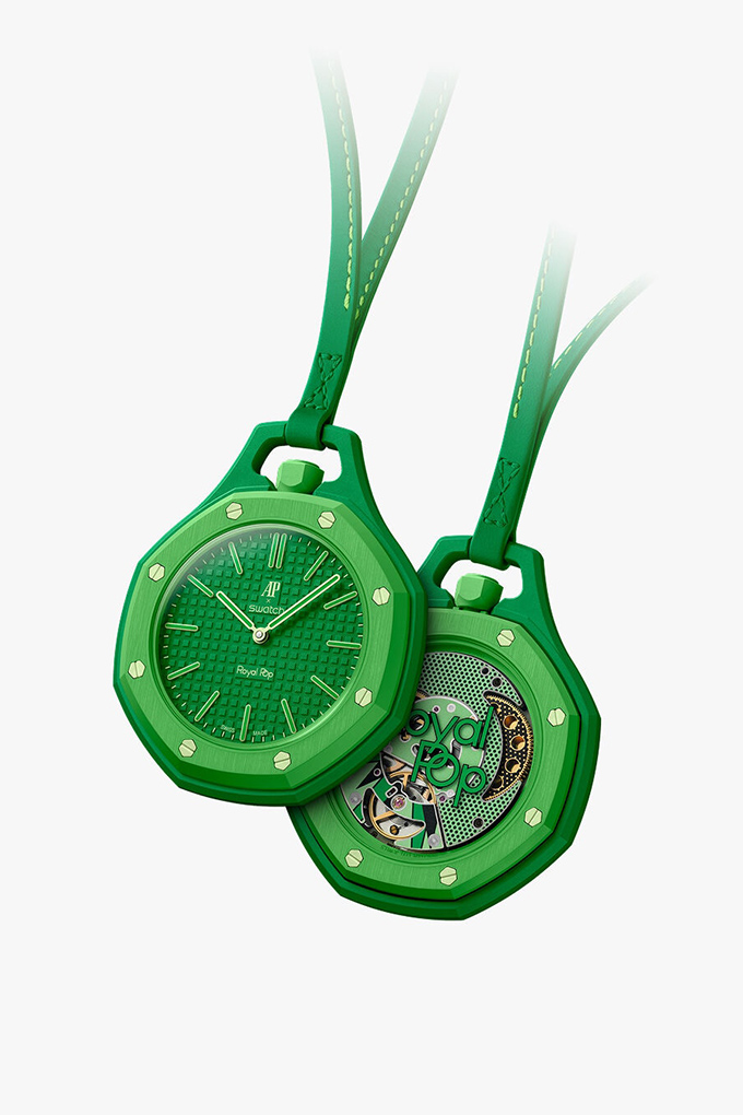 audemars piguet swatch green eight