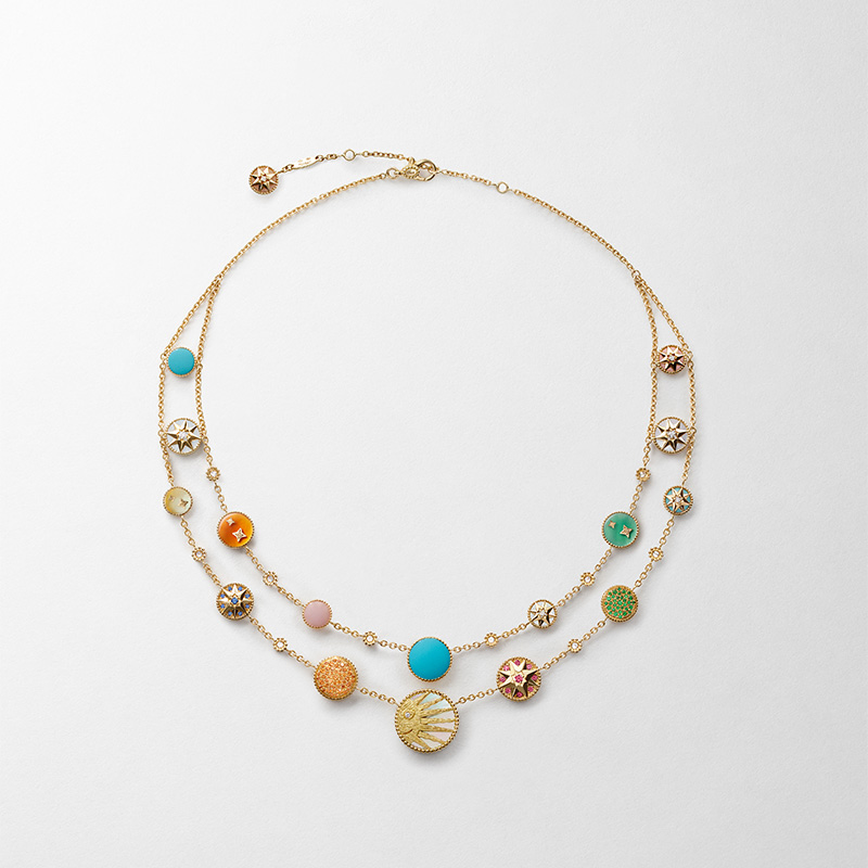 dior rose celeste necklace