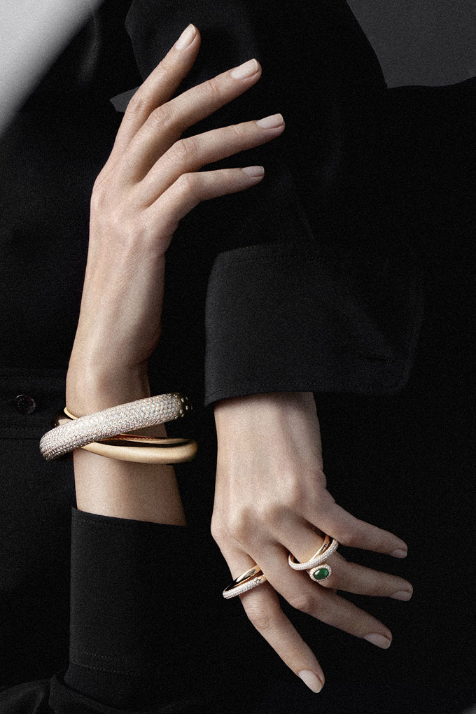 hermes double tour vertige ring bracelet