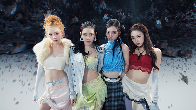 Aespa's 'Lemonade' music video fizzes with futuristic gloss and
