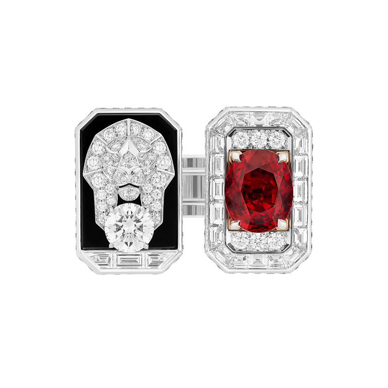 chanel lion millenaire ruby ring