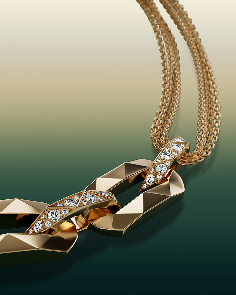 laurence graff signature chain link necklace