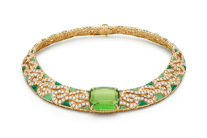 bvlgari colour treasures peridot necklace