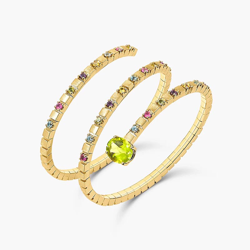 ashaha peridot bracelet