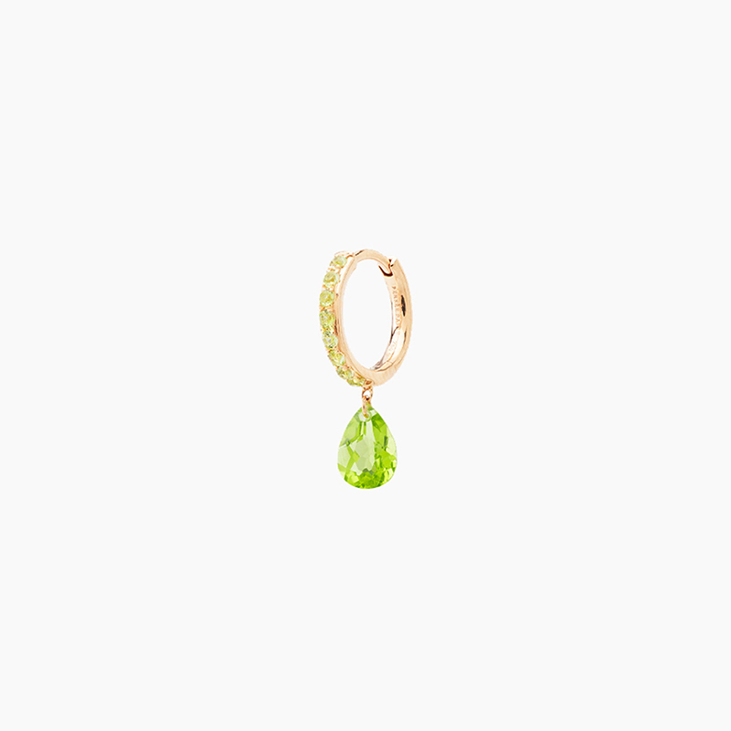 persee peridot earring