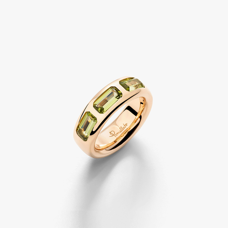 pomellato iconica peridot ring