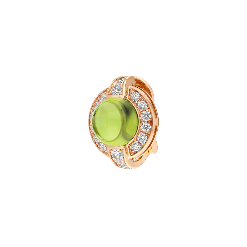 bvlgari tubogas peridot earring