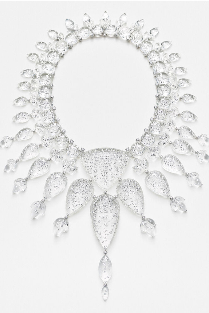 boucheron rain necklace high jewellery