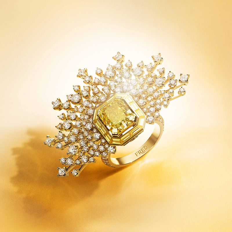 soleil d'or golden light ring fred