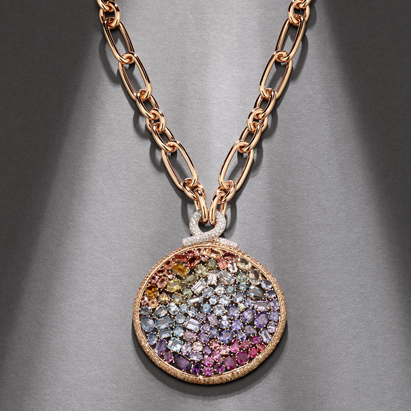 pomellato mandala chromia stile libero high jewellery sapphires multicolour