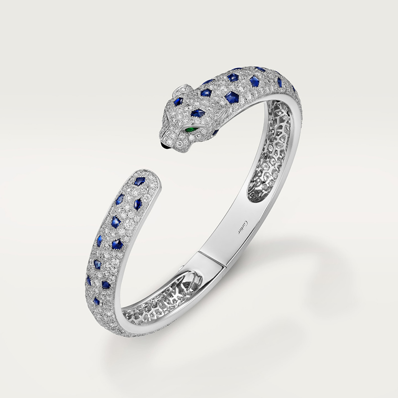 panthere de cartier sapphire bracelet