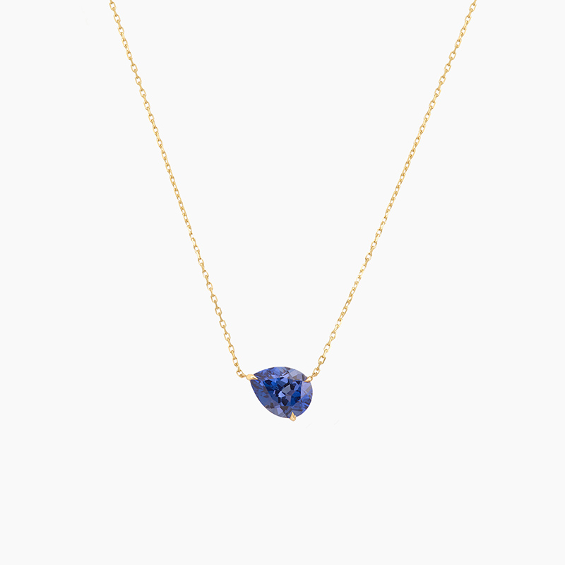 persee paris collier necklace iris sapphire