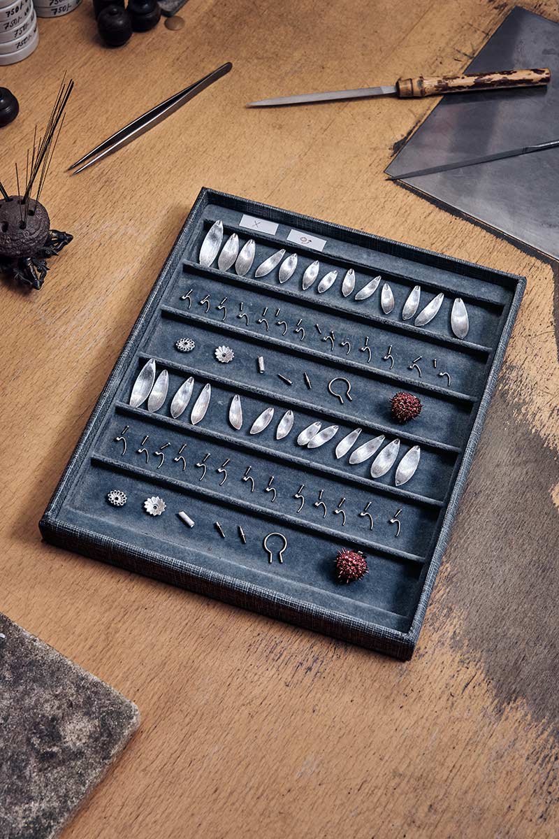 hemmerle aluminium earrings