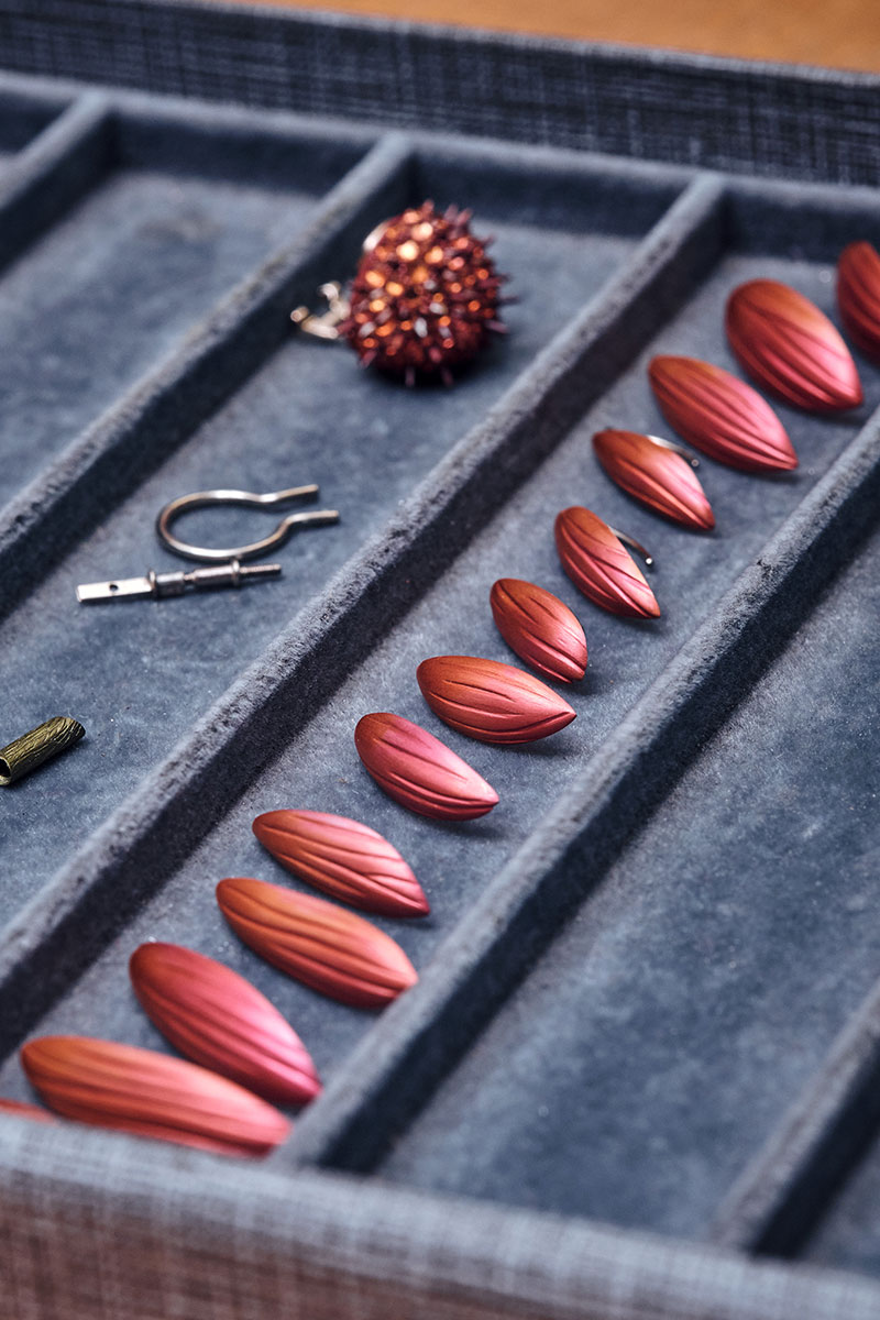 hemmerle aluminium earrings
