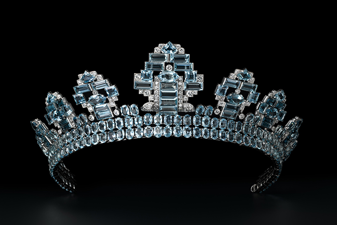 cartier london 1937 aquamarine tiara