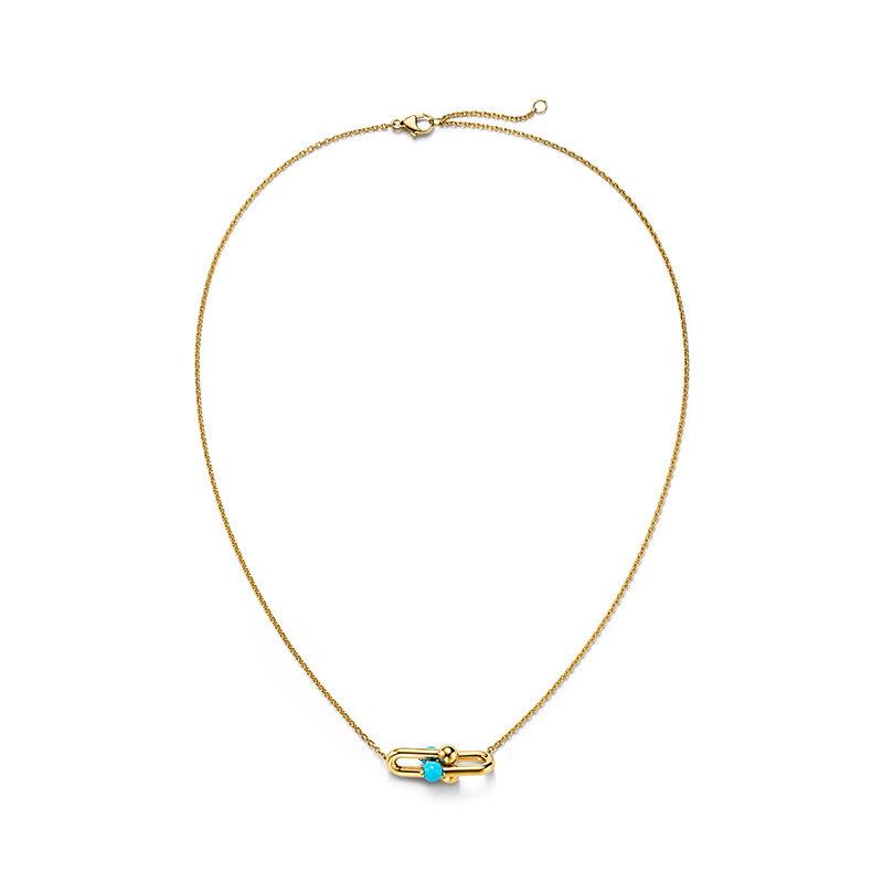 tiffany hardwear pendant turquoise