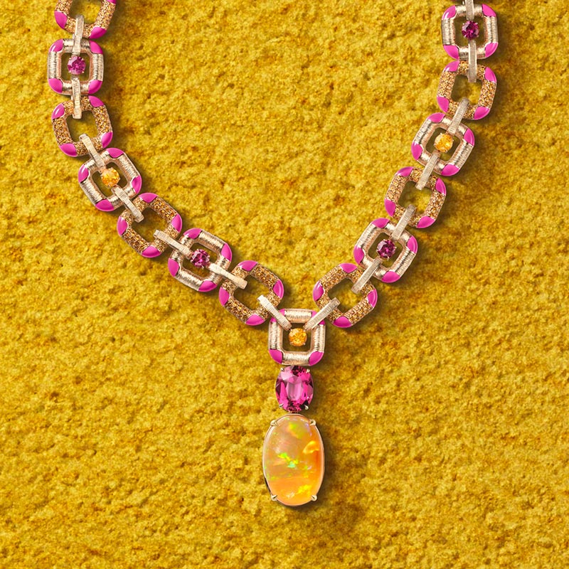 piaget fire opal high jewellery