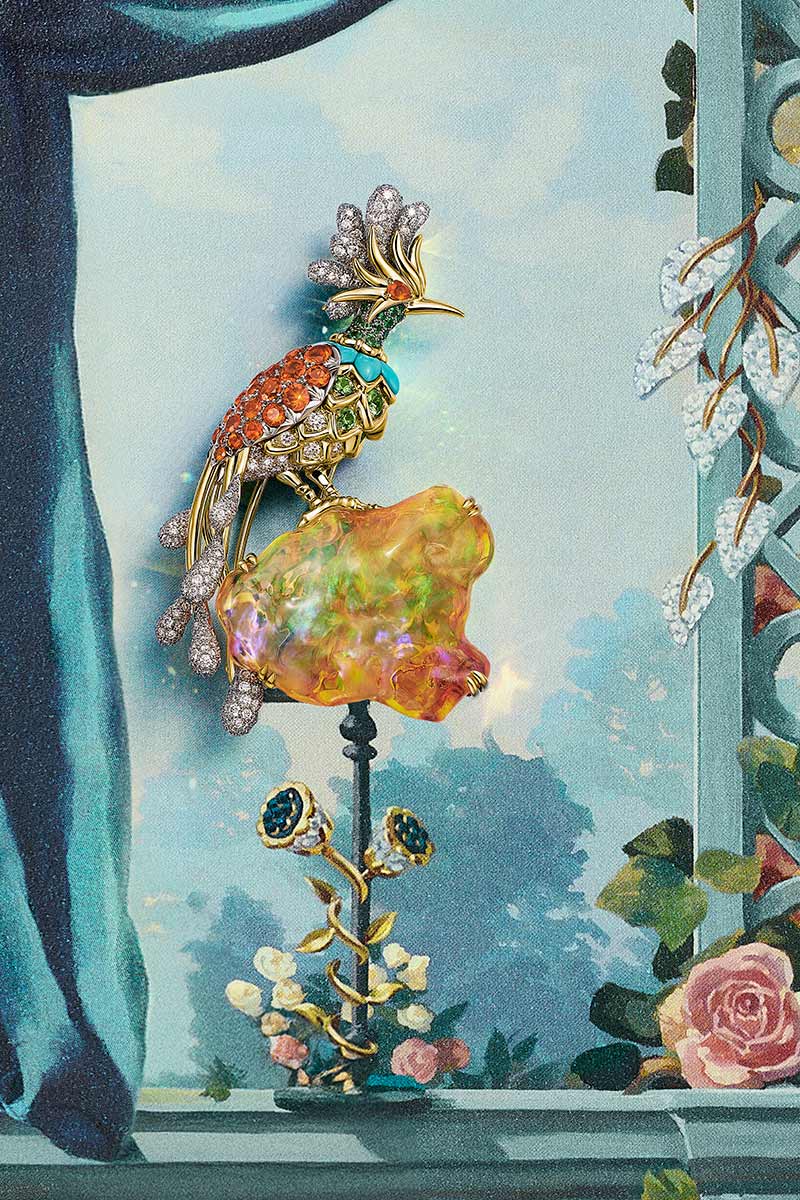 tiffany co opal paradise bird