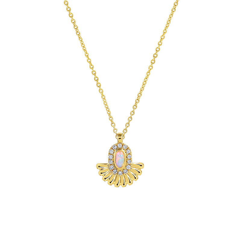 state property alara sunburst opal pendant